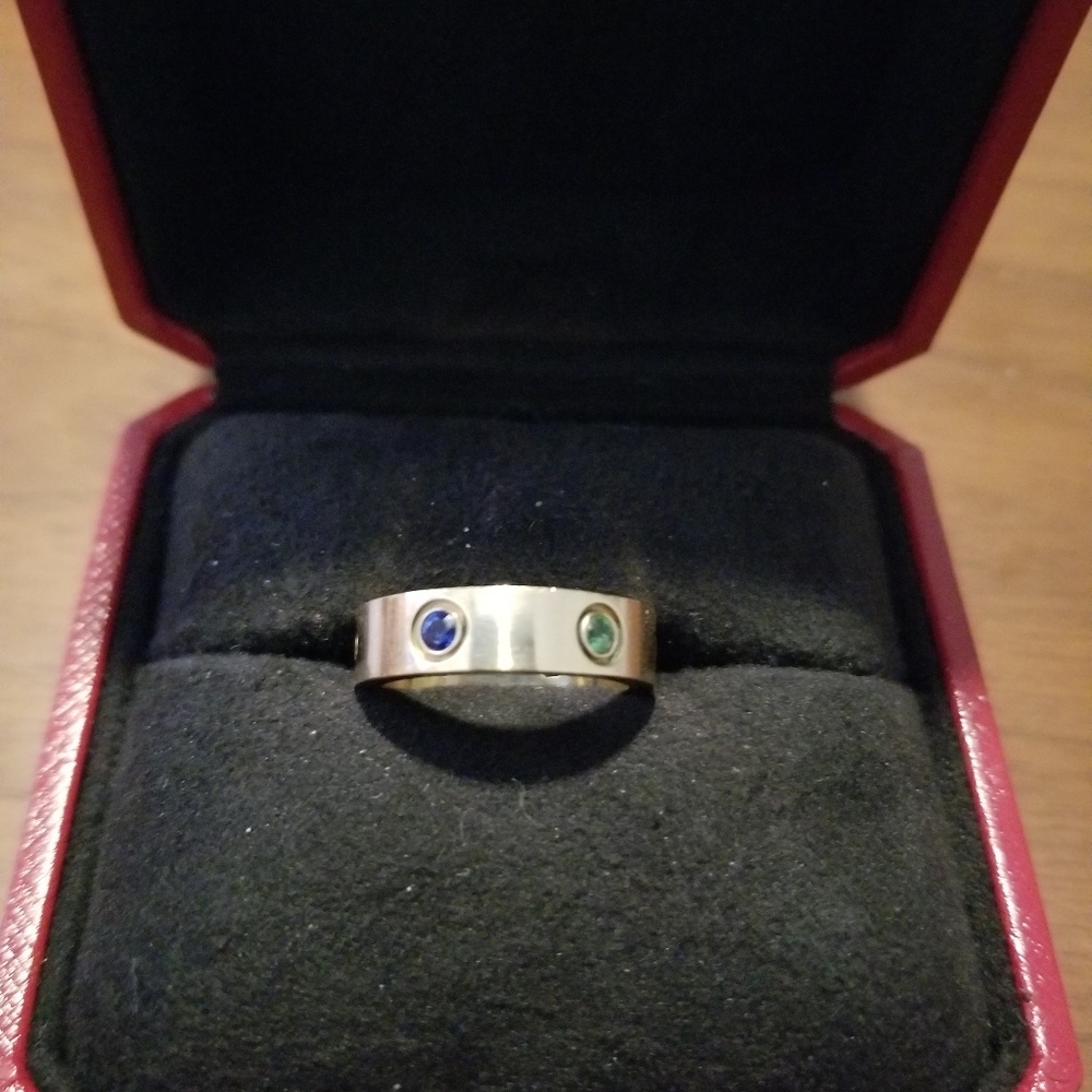 Cartier Multi-Gem Love Ring